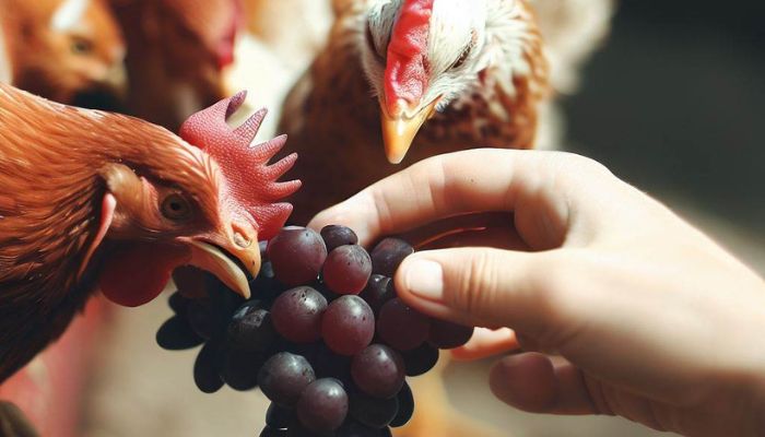 Feeding Grapes To Chickens